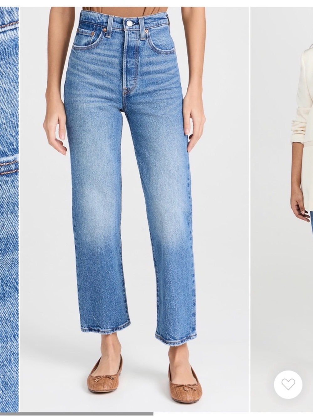 Levi’s Classic Ribcage Straight Ankle Jeans - S29